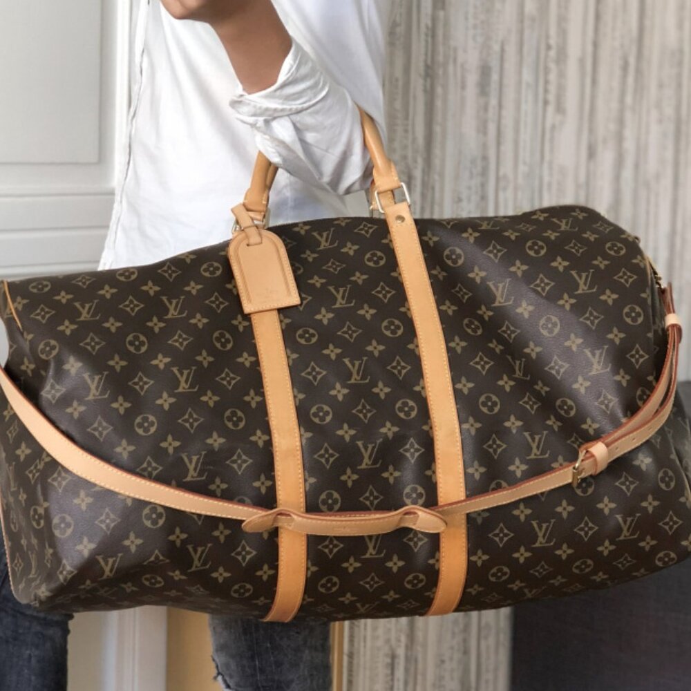 💎✨Authentic✨💎Louis Vuitton Monogram Keep All Bandouliere 60 Boston Bag